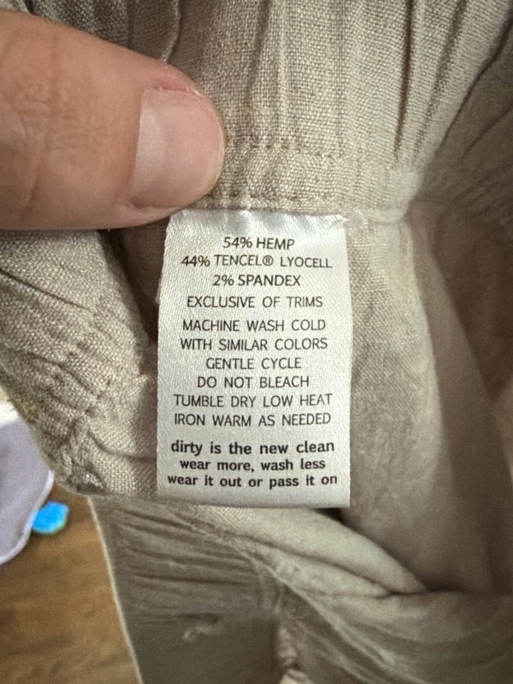 Toad&Co Taj Hemp Pant - Picture 3 of 6